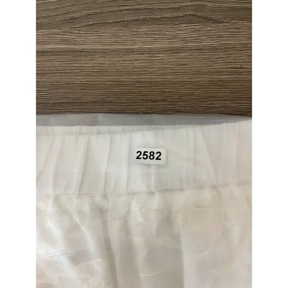 Quince White 100% European Linen Pull On Pants Women's L Pockets Wide Leg - Picture 12 of 12
